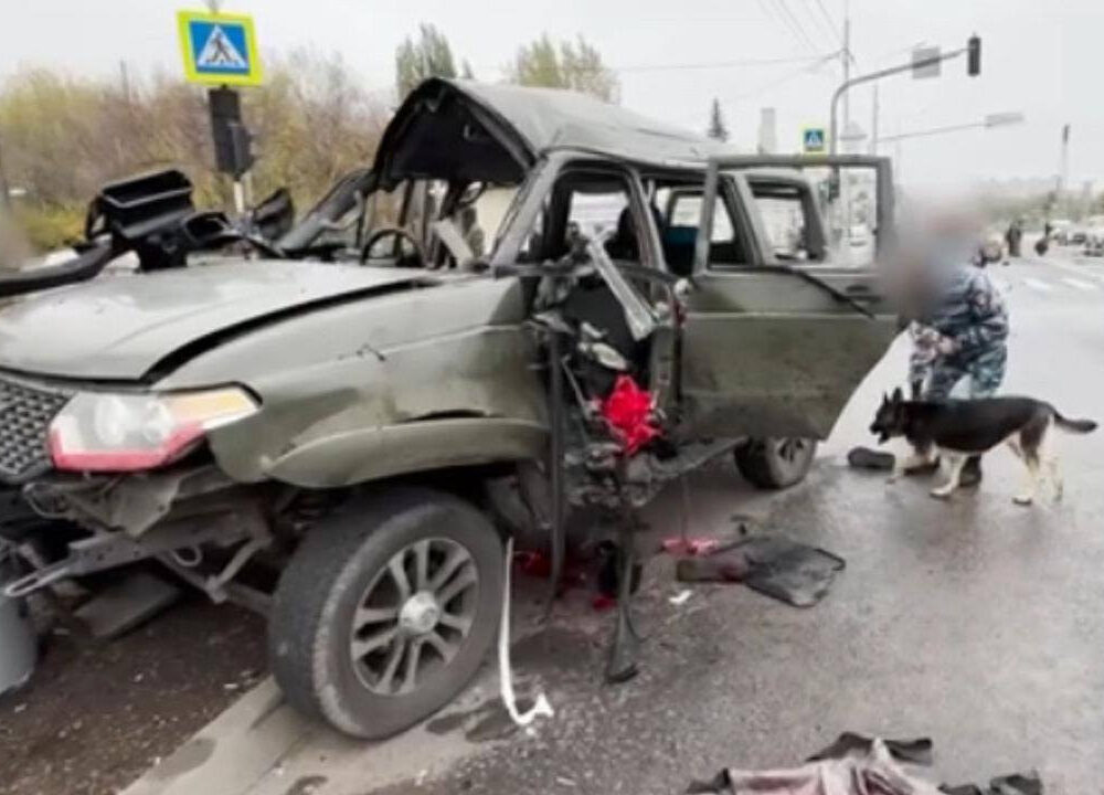 Ein Auto mit einem russischen Soldaten an Bord wurde von einer GUR-Einheit im besetzten Luhansk gesprengt